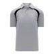A1820 Apparel Polo Shirt - Heather Grey/Black - Front A1820 Apparel Polo Shirt - Heather Grey/Black - Front