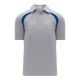 A1820 Apparel Polo Shirt - Heather Grey/Royal - Front A1820 Apparel Polo Shirt - Heather Grey/Royal - Front