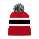A1830 Hockey Toque - New Jersey Red - Front A1830 Hockey Toque - New Jersey Red - Front