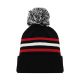 A1830 Hockey Toque - New Chicago 3Rd Black - Front A1830 Hockey Toque - New Chicago 3Rd Black - Front