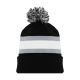 A1830 Hockey Toque - Old La Black - Front A1830 Hockey Toque - Old La Black - Front