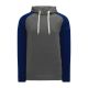 A1840 Apparel Sweatshirt - Heather Charcoal/Navy - Front A1840 Apparel Sweatshirt - Heather Charcoal/Navy - Front