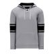 A1845 Apparel Sweatshirt - Heather Grey/Black - Front A1845 Apparel Sweatshirt - Heather Grey/Black - Front