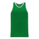 B1325 League Basketball Jersey - Kelly/White - Front B1325 League Basketball Jersey - Kelly/White - Front
