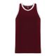 B1325 League Basketball Jersey - Maroon/White - Front B1325 League Basketball Jersey - Maroon/White - Front