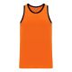 B1325 League Basketball Jersey - Orange/Black - Front B1325 League Basketball Jersey - Orange/Black - Front