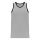 B1325 League Basketball Jersey - Grey/Black - Front B1325 League Basketball Jersey - Grey/Black - Front
