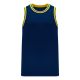 B1710 Pro Basketball Jersey - Navy/Maize/White - Front B1710 Pro Basketball Jersey - Navy/Maize/White - Front