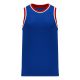 B1710 Pro Basketball Jersey - Royal/Red/White - Front B1710 Pro Basketball Jersey - Royal/Red/White - Front