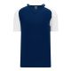 Athletic Knit A1375-216 Apparel Short Sleeve Shirt - Navy/White - Primary