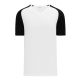 Athletic Knit A1375-222 Apparel Short Sleeve Shirt - White/Black - Primary