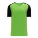Athletic Knit A1375-269 Apparel Short Sleeve Shirt - Lime Green/Black - Primary