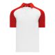 Athletic Knit A1815-209 Apparel Polo Shirt - White/Red - Primary