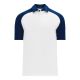 Athletic Knit A1815-217 Apparel Polo Shirt - White/Navy - Primary