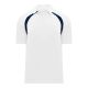 Athletic Knit A1820-217 Apparel Polo Shirt - White/Navy - Primary