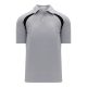 Athletic Knit A1820-920 Apparel Polo Shirt - Heather Grey/Black - Primary
