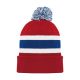 Athletic Knit A1830-308 Hockey Toque - Montreal Red - Primary