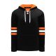 Athletic Knit A1845-223 Apparel Sweatshirt - Black/Orange/White - Primary