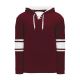 Athletic Knit A1845-233 Apparel Sweatshirt - Maroon/White - Primary