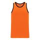Athletic Knit B1325-263 League Basketball Jersey - Orange/Black - Primary