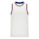 B1710 Pro Basketball Jersey - White/Royal/Red - Front B1710 Pro Basketball Jersey - White/Royal/Red - Front