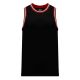 B1710 Pro Basketball Jersey - Black/Red/White - Front B1710 Pro Basketball Jersey - Black/Red/White - Front