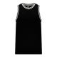 B1710 Pro Basketball Jersey - Black/Grey/White - Front B1710 Pro Basketball Jersey - Black/Grey/White - Front