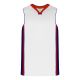 B1715 Pro Basketball Jersey - White/Royal/Red - Front B1715 Pro Basketball Jersey - White/Royal/Red - Front