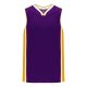 B1715 Pro Basketball Jersey - Purple/Gold/White - Front B1715 Pro Basketball Jersey - Purple/Gold/White - Front