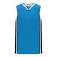 B1715 Pro Basketball Jersey - Pro Blue/Black/White - Front B1715 Pro Basketball Jersey - Pro Blue/Black/White - Front
