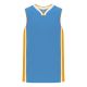 B1715 Pro Basketball Jersey - Sky/Gold/White - Front B1715 Pro Basketball Jersey - Sky/Gold/White - Front