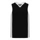 B1715 Pro Basketball Jersey - Black/Grey/White - Front B1715 Pro Basketball Jersey - Black/Grey/White - Front