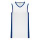 B2115 Pro Basketball Jersey - White/Royal - Front B2115 Pro Basketball Jersey - White/Royal - Front