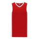 B2115 Pro Basketball Jersey - Red/White - Front B2115 Pro Basketball Jersey - Red/White - Front