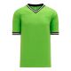 BA1333 Pullover Baseball Jersey - Lime Green/Black/White - Front BA1333 Pullover Baseball Jersey - Lime Green/Black/White - Front