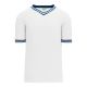 BA1333 Pullover Baseball Jersey - White/Royal - Front BA1333 Pullover Baseball Jersey - White/Royal - Front