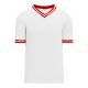 BA1333 Pullover Baseball Jersey - White/Red - Front BA1333 Pullover Baseball Jersey - White/Red - Front