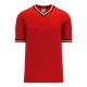 BA1333 Pullover Baseball Jersey - Red/Black/White - Front BA1333 Pullover Baseball Jersey - Red/Black/White - Front