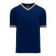 BA1333 Pullover Baseball Jersey - Navy/Orange/White - Front BA1333 Pullover Baseball Jersey - Navy/Orange/White - Front
