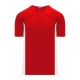 BA1343 One Button Baseball Jersey - Red/White - Front BA1343 One Button Baseball Jersey - Red/White - Front