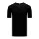 BA1343 One Button Baseball Jersey - Black/White - Front BA1343 One Button Baseball Jersey - Black/White - Front