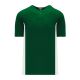 BA1343 One Button Baseball Jersey - Dark Green/White - Front BA1343 One Button Baseball Jersey - Dark Green/White - Front