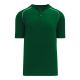 BA1344 Two Button Baseball Jersey - Dark Green/White - Front BA1344 Two Button Baseball Jersey - Dark Green/White - Front