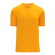 BA1347 Two Button Baseball Jersey - Gold - Front BA1347 Two Button Baseball Jersey - Gold - Front