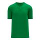 BA1347 Two Button Baseball Jersey - Kelly - Front BA1347 Two Button Baseball Jersey - Kelly - Front