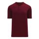 BA1347 Two Button Baseball Jersey - Maroon - Front BA1347 Two Button Baseball Jersey - Maroon - Front