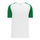 BA1375 Pullover Baseball Jersey - White/Kelly - Front BA1375 Pullover Baseball Jersey - White/Kelly - Front
