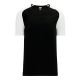 BA1375 Pullover Baseball Jersey - Black/White - Front BA1375 Pullover Baseball Jersey - Black/White - Front