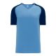 BA1375 Pullover Baseball Jersey - Sky/Navy - Front BA1375 Pullover Baseball Jersey - Sky/Navy - Front