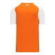 BA1375 Pullover Baseball Jersey - Orange/White - Front BA1375 Pullover Baseball Jersey - Orange/White - Front